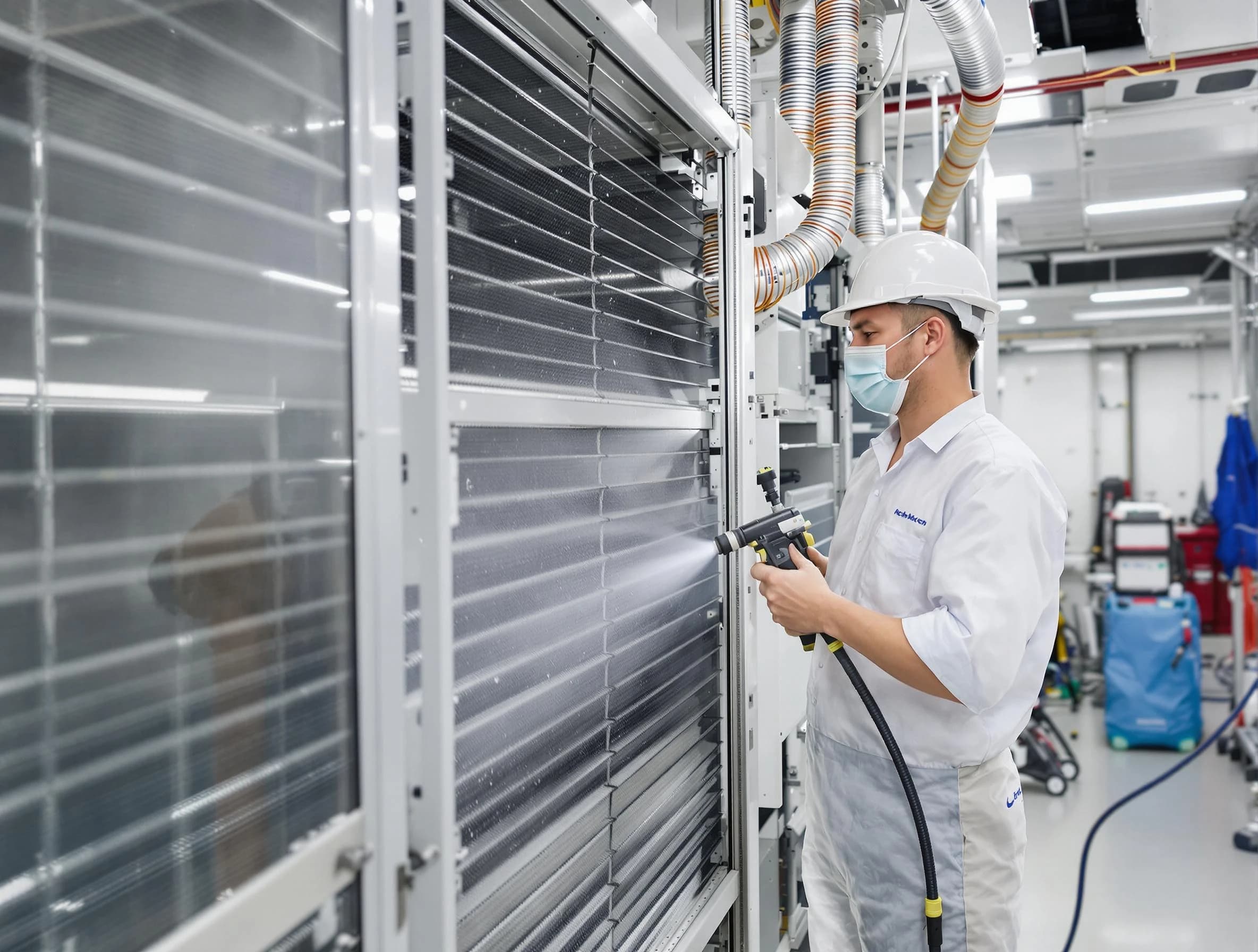 Professional AC coil cleaning by Bon Air Air Duct Cleaning in Bon Air