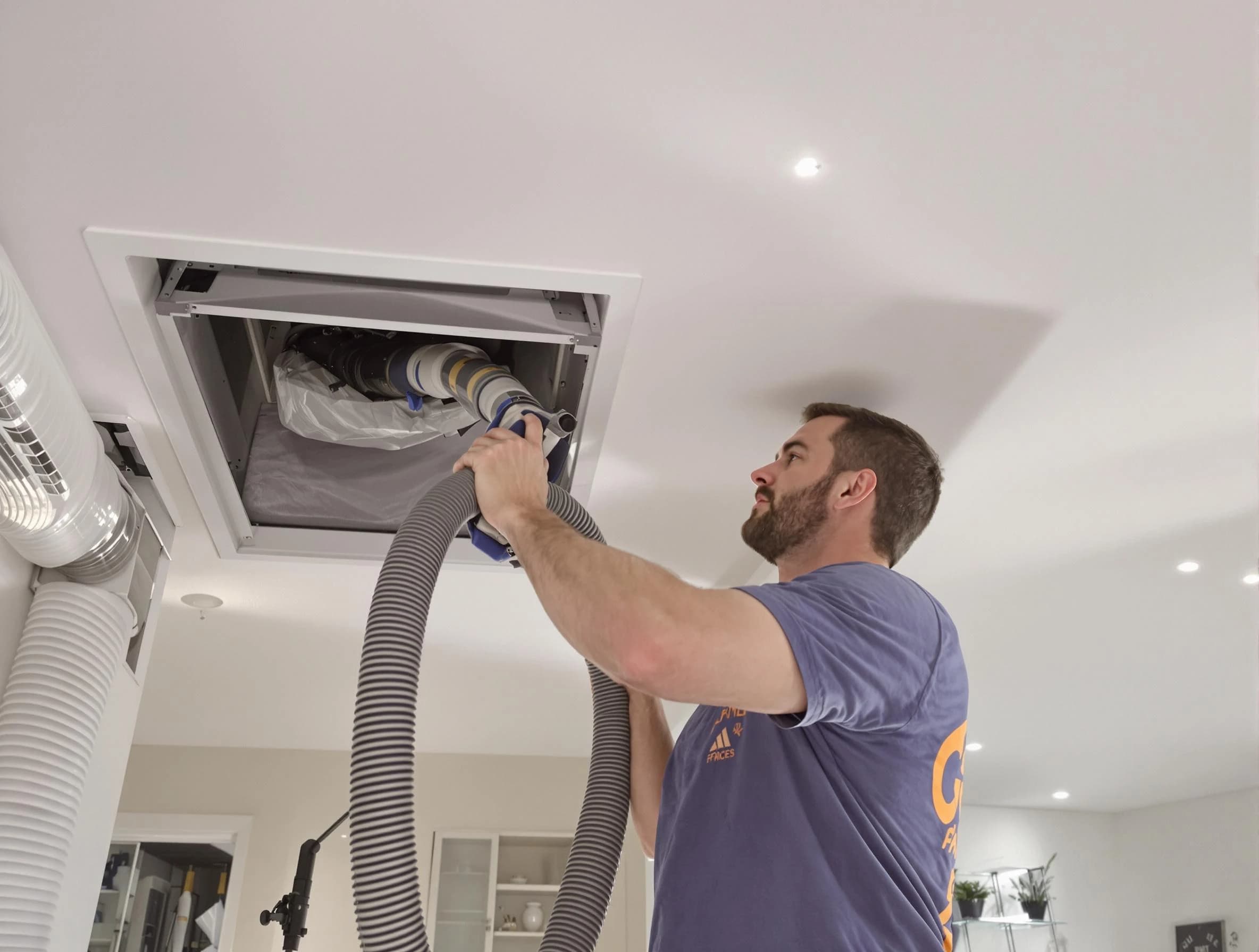 Precision indoor duct cleaning by Bon Air Air Duct Cleaning in Bon Air