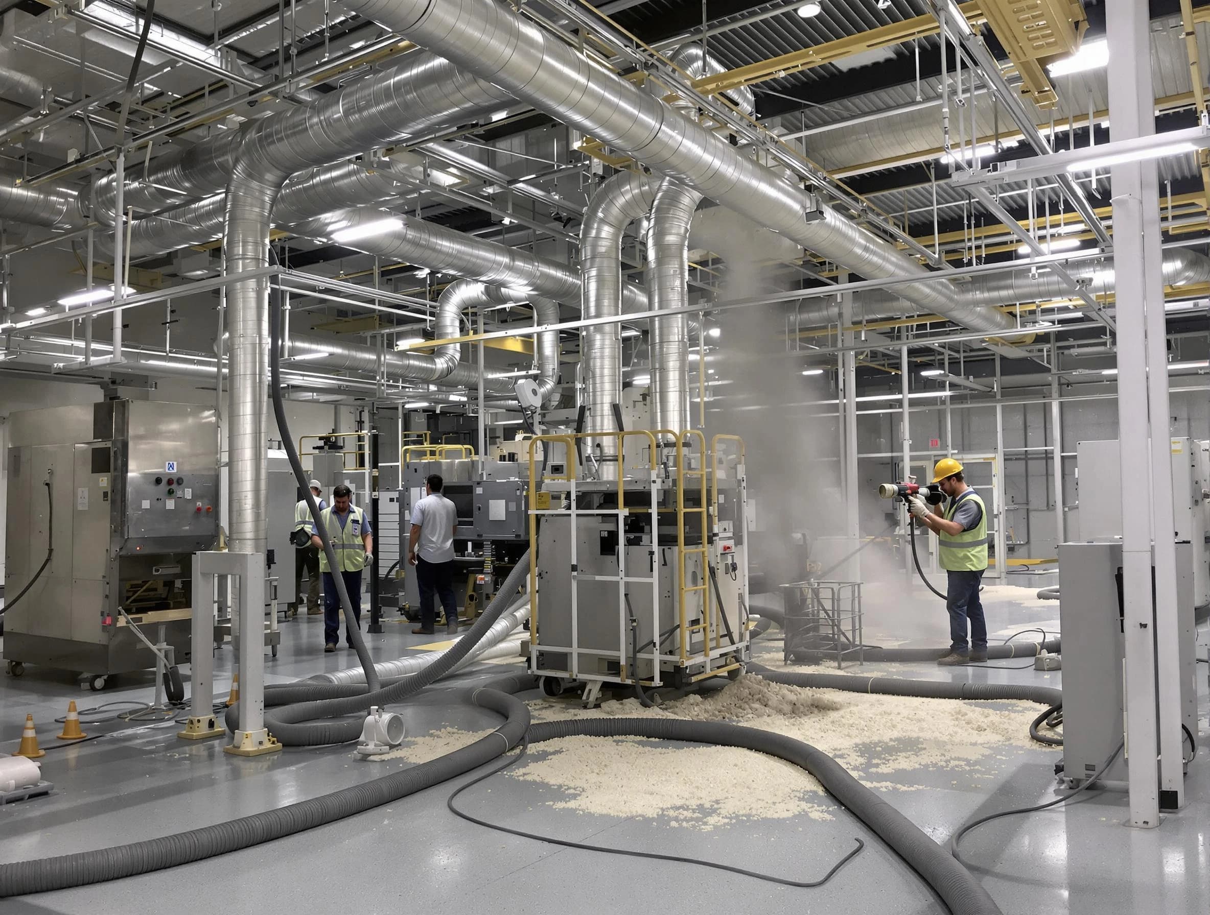 Heavy-duty industrial duct cleaning by Bon Air Air Duct Cleaning in Bon Air