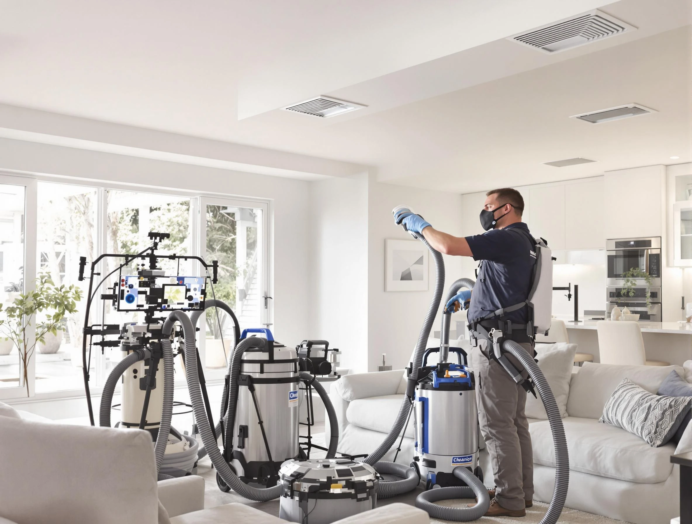 Professional AC duct cleaning by Bon Air Air Duct Cleaning in Bon Air