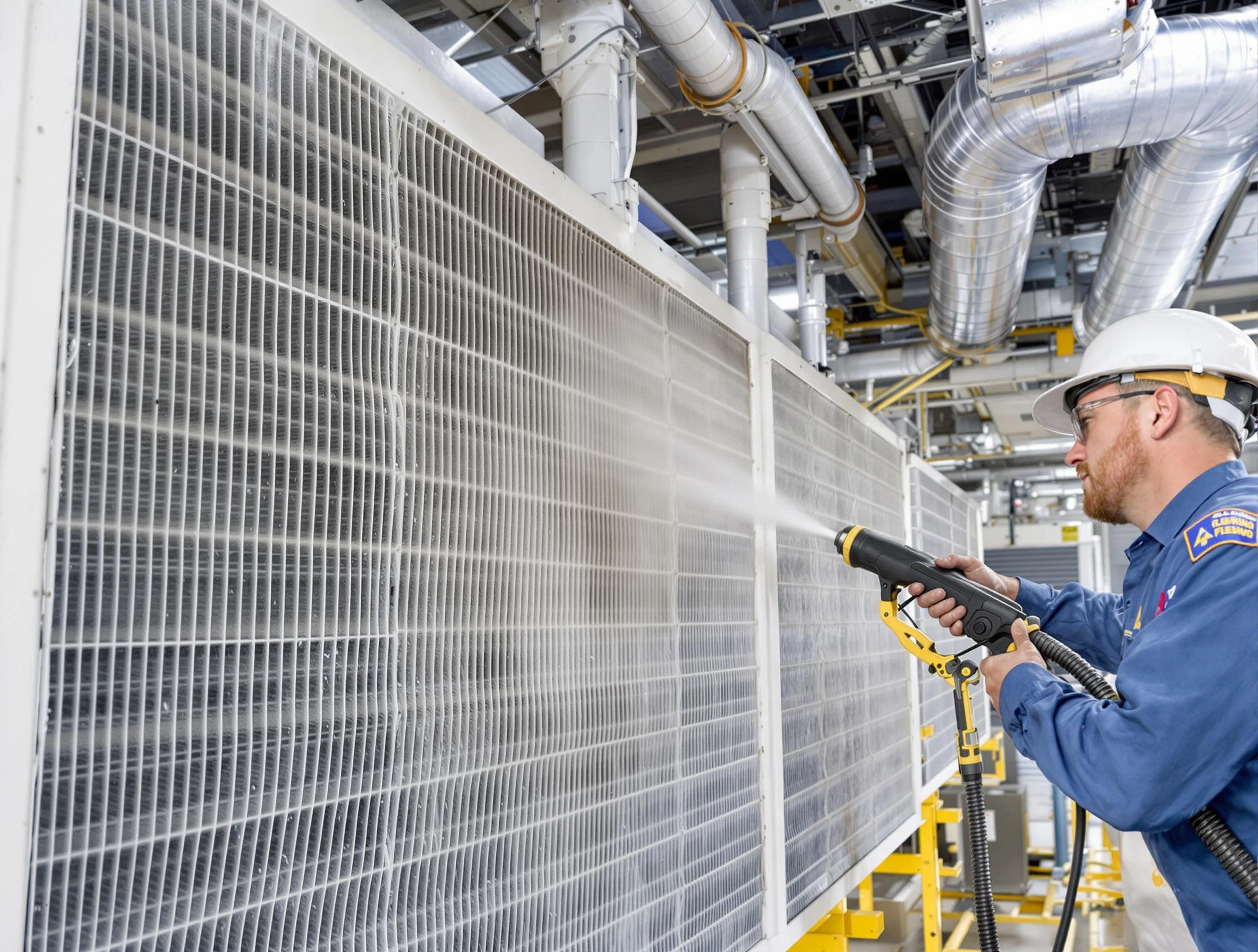 Professional commercial coil cleaning by Bon Air Air Duct Cleaning in Bon Air