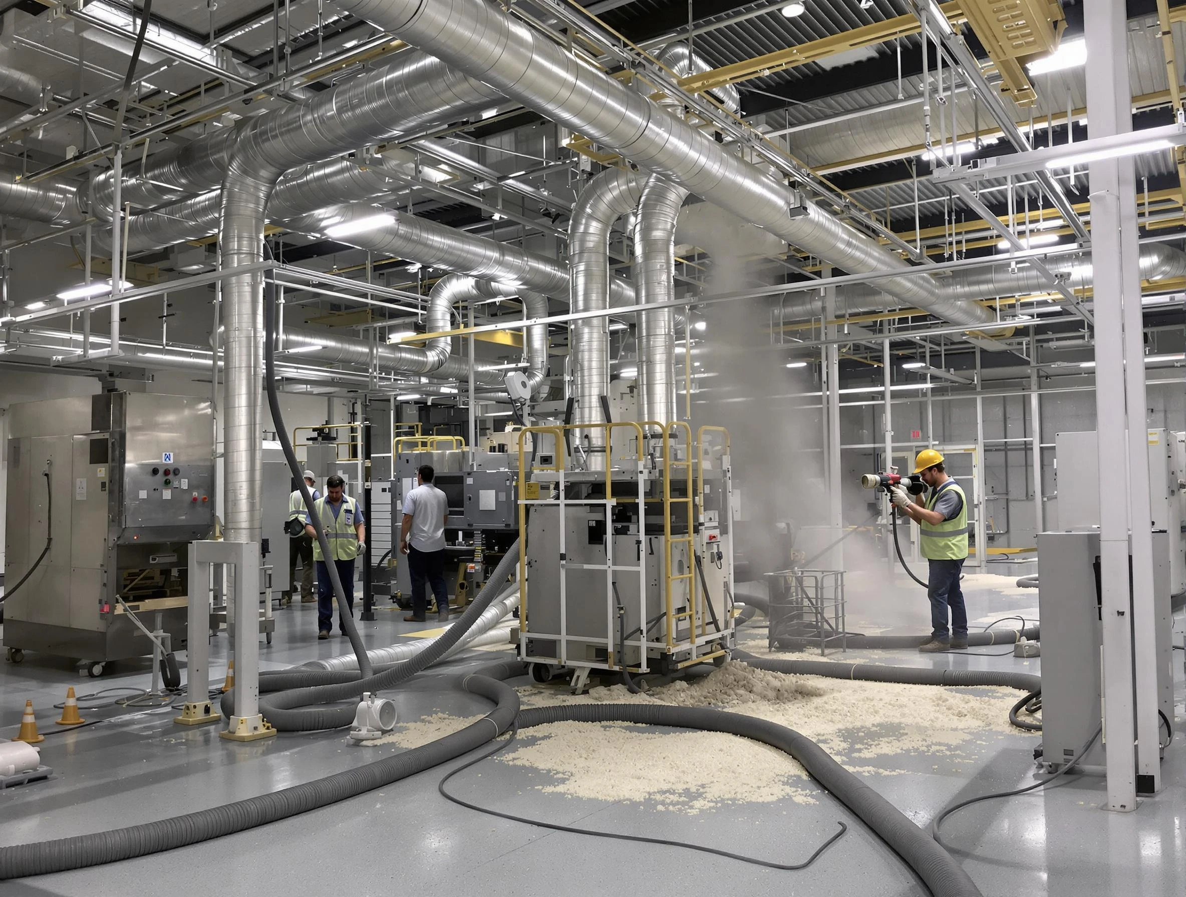 Heavy-duty industrial duct cleaning by Bon Air Air Duct Cleaning in Bon Air